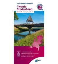 Hiking Maps Europe ANWB Wandelregiokaart Twente Stedenband 1:33.333 ANWB