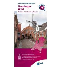 Hiking Maps Europe ANWB Wandelregiokaart Groninger Wad 1:33.333 ANWB