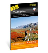 Wanderkarten Skandinavien Calazo Hiking Map Vindelfjällen 1:100.000 Calazo 