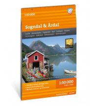 Hiking Maps Norway Calazo Hiking Map Sogndal & Årdal 1:50.000 Calazo