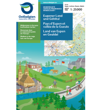 Wanderkarten Europa Wanderkarte 6/6, Eupener Land und Göhltal 1:25.000 Institut Geographique National Belgique