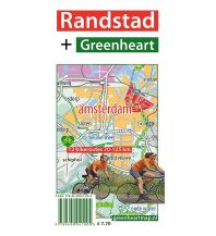 Radkarten Niederlande Randstad & Greenheart Cycle Map - Holland Urban Dynamics