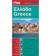 Road Maps Orama Map Greichenland - Greece Griechenland 1:950.000 Orama Editions
