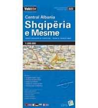 Straßenkarten Albanien Orama Road Map Straßenkarte Central Albania Orama Editions