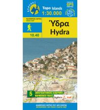 Inselkarten Ägäis Anavasi Topo Island Map 10.40, Hydra 1:25.000 Anavasi