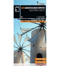 Straßenkarten Griechenland Terrain Map - Kreta Ost 1:100.000 Terrain Maps
