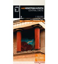 Straßenkarten Griechenland Terrain Map - Kreta Zentral 1:100.000 Terrain Maps