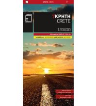 Straßenkarten Griechenland Terrain Map - Crete Kreta 1:200.000 Terrain Maps