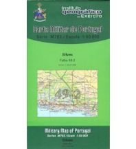Hiking Maps Portugal Carta Militar de Portugal 49-2, Silves (Algarve) 1:50.000 CIGeoE