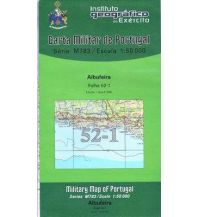 Hiking Maps Portugal Carta Militar de Portugal 52-1, Albufeira (Algarve) 1:50.000 CIGeoE