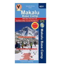 Wanderkarten Himalaya Himalayan Map House Trekking Map NE511, Makalu Base Camp 1:80.000 Himalayan MapHouse