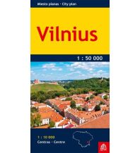 Stadtpläne Jana Seta City Map - Vilnius 1:10.000/ 1:50.000 Jana Seta