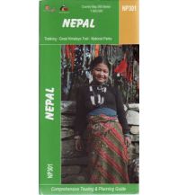 Wanderkarten Himalaya Himalayan Map House Trekking Map 300 Nepal - NP301 - Nepal (Great Himalaya Trail) 1:500.000 Himalayan MapHouse