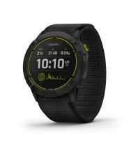 Sport und Fitness Enduro Schwarz, Schiefergraues Titan DLC Garmin