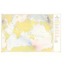 Seekarten British Admiralty Seekarte 5374 - The World - Magnetic Variation 2015 1:50.000.000 The UK Hydrographic Office