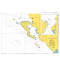 Seekarten British Admiralty Seekarte 205 - Approaches to Nisos Kerkyra Nisoi Paxoi - 1:150.000 The UK Hydrographic Office