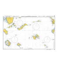 Nautical Charts British Admiralty Seekarte 1040 - Nisos Ios to Vrakhanisidha Kandhelioussa 1:150.000 The UK Hydrographic Office