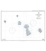 Nautical Charts British Admiralty Seekarte 1060 - Huahine to Maupiti 1:170.000 The UK Hydrographic Office