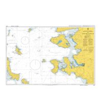 Nautical Charts British Admiralty Seekarte 1087 - Steno Kafirea to Edremit Korfezi 1:300.000 The UK Hydrographic Office