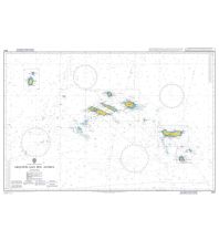 Seekarten British Admiralty Seekarte 1950 - Arquipelago dos Acores 1:750.000 The UK Hydrographic Office