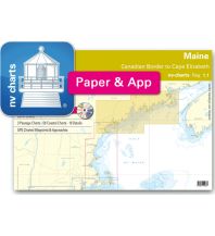 Seekarten NV-Charts Reg. 1.1 - Maine, Canadian Border to Cape Elizabeth Nautische Veröffentlichungen