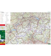 f&b Straßenkarten Wandkarte-Magnetmarkiertafel: Schweiz 1:400.000 Freytag-Berndt und Artaria