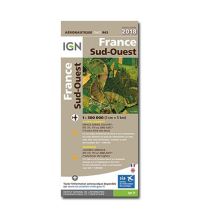 Aviation Charts ICAO Luftfahrkarte Frankreich 3: Südwest 1:500.000 Edition 2018 Eisenschmidt