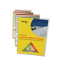 Outdoor Zubehör Leporello - Lawinen-Warn-Dreieck Am Berg