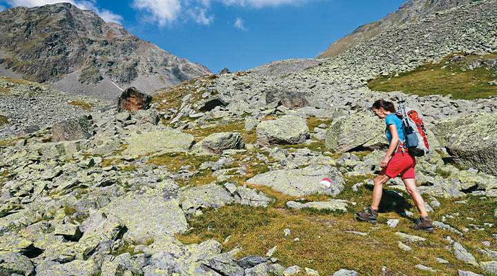 Aufstieg ins Vordere Bergl, dem Kar am Wildnörderer