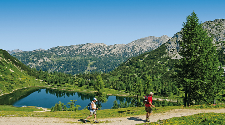 Vorbei am Großsee beginnt ein perfekter Tourentag © Martin Marktl