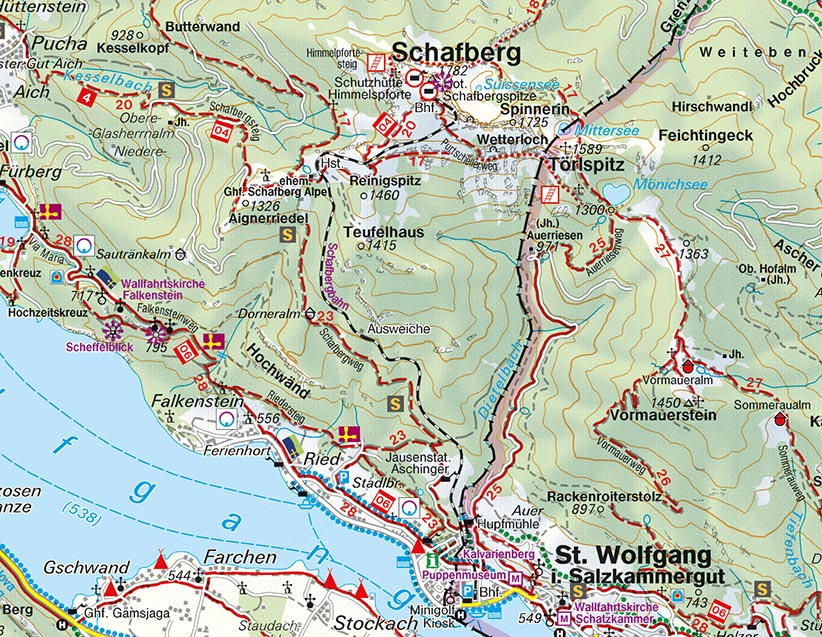 Physische Karte Westafrika freytag & berndt